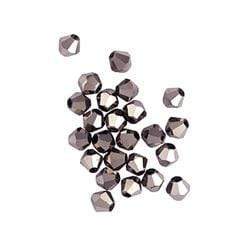 AussieSuperStore Jewellery Making Supplies Metallic Silver Glass Bicone Beads (in 3 colors) Glass Bicone Beads| Jewellery Making Beads| Jewellery Making Supplies 9323823135201 GB903